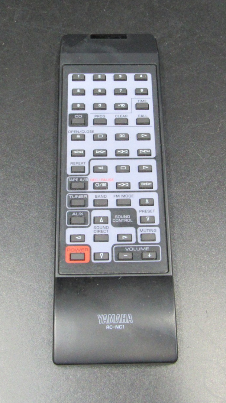Genuine YAMAHA RC-NC1 Natural Sound Compact Component System Remote For YST-NC1